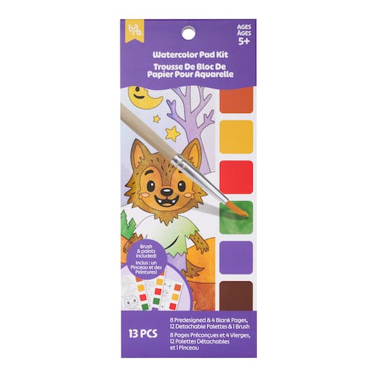 Michaels, Halloween Watercolor Bookmark Pad Kit by Little Yellow Bicycle® – Category: Buckets & Toys